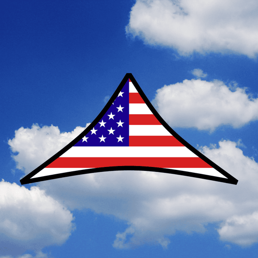 8-18 FT USA FLAG ISOSCELES SAIL SHADE