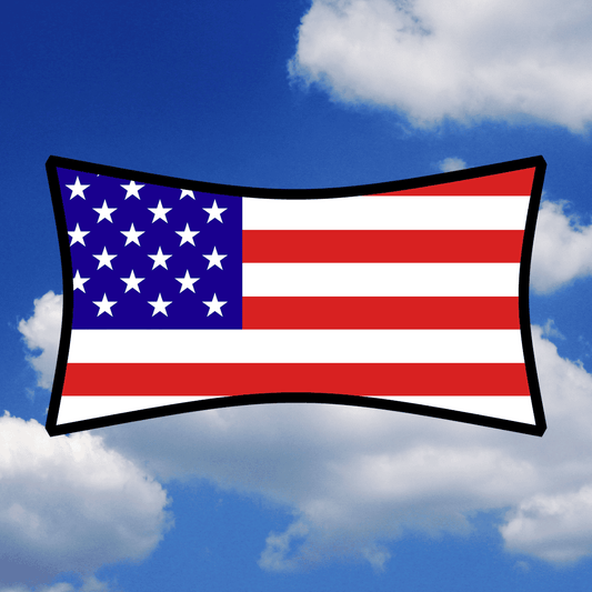 8-18 FT USA FLAG RECTANGLE SAIL SHADE