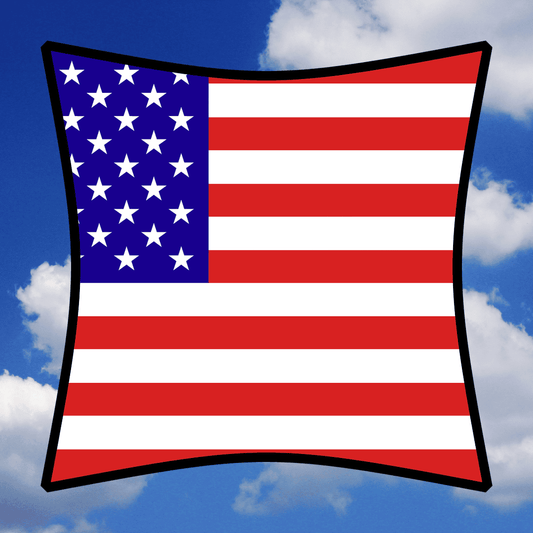 8-18 FT USA FLAG SQUARE SAIL SHADE